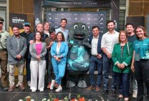 Alcalde de Máfil participo de inauguración de la Expo del Ironman 70.3